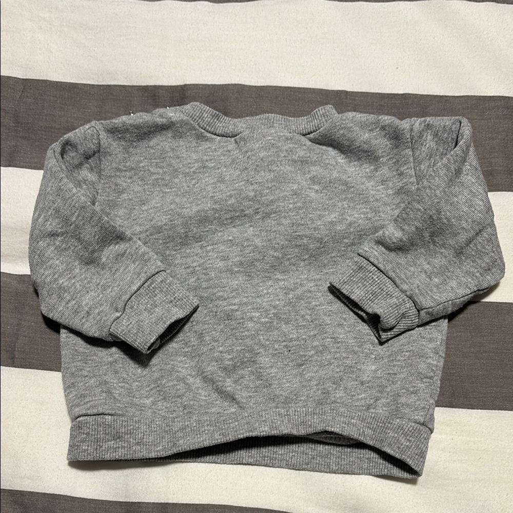 Tiny Human Gray Sweatshirt - Picture 2 of 3